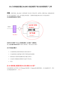 ISA为非域成员通过RADIUS验证域用户的方法来控制用户上网