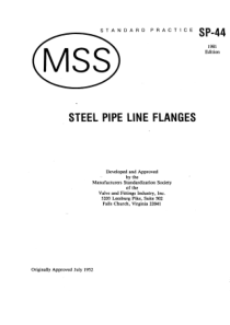 MSSSP-441981SteelPipelineFlanges