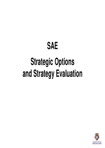 8-SAEStrategicOptions_StrategicEvaluation