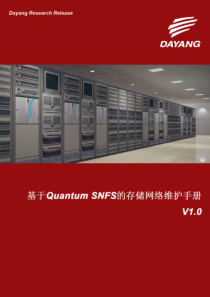 基于Quantum SNFS的存储网络维护手册V10