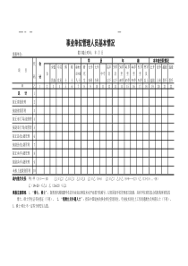 avz.财务模板3-全套财务表格事业单位管理人员基本情况表(xls)