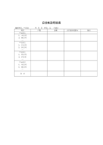 【财务表格】应收帐款明细