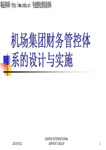 《机场集团财务管控体系的设计与实施》(64页)