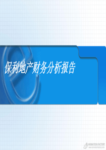 XXXX保利地产财务报表分析