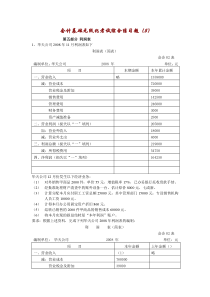 会计基础无纸化考试综合练习题(利润表)[1]