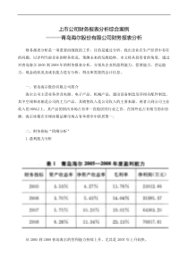 【财会税务】2296-海尔财务报表分析