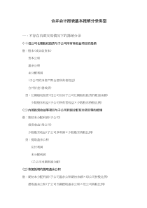 合并会计报表基本抵销分录类型(doc5)(1)