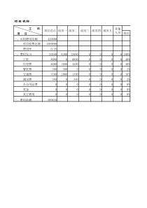 组内月度财务统计表