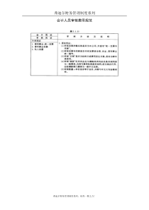 弗迪尔财务制度系列 会计人员审核费用规范