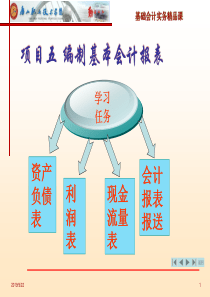 项目五编制基本会计报表