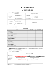 第二章 管理用财务报表