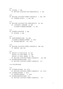 12月份会计分录(凭证)