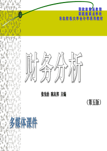 财务分析张先治陈友邦第五版第6章利润表分析