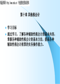 会计专业：其他税会计(ppt)