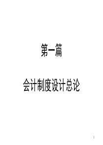 会计制度设计(1)