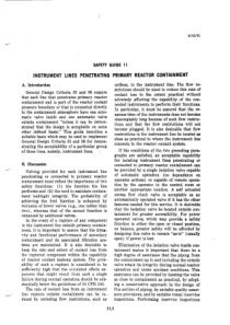 RG1.011 穿透一回路反应堆安全壳的仪表管线 1971