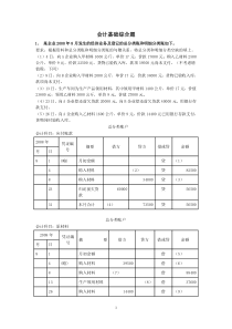 会计基础综合题(无纸化考试适用)