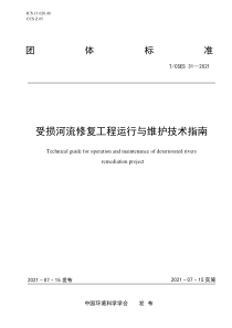 TCSES 31-2021 受损河流修复工程运行与维护技术指南 