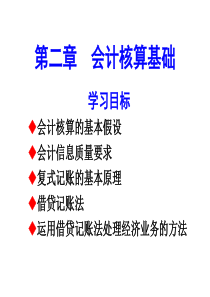 会计学概论(刘永泽)教学课件第二章 会计核算基础