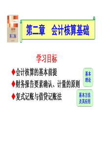 会计学第二章会计核算基础