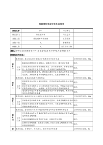 信托投资公司信托理财部会计职务说明书