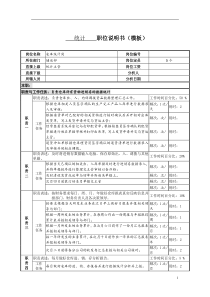 某服装生产企业仓库统计职位说明书