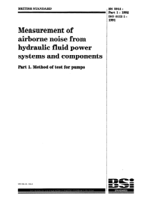 BS 5944-1-1992 Measurement of airborne noise from 