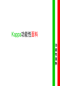 Kappa功能性面料