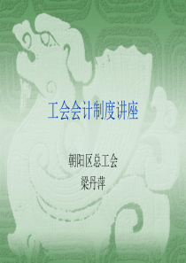 工会会计制度讲座(PPT 47页)