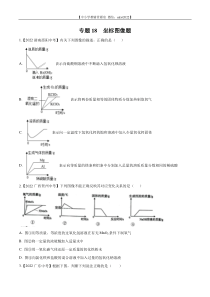 专题18 坐标图像题-2022年中考化学真题分项汇编（全国通用）（第02期）（原卷版）