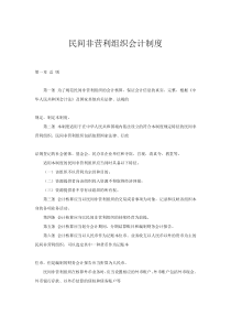 民间非营利组织会计制度（DOC 94页）