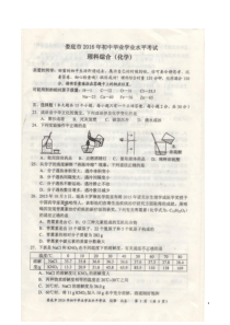 湖南省娄底市2016年中考化学真题试题（扫描版，含答案）