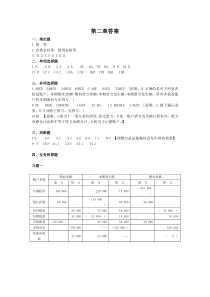 浙大远程会计学原理作业二答案