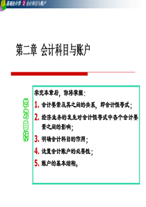 第二章 会计科目与帐户(1)