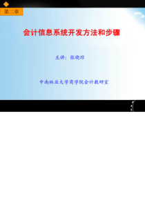 第二章会计信息系统的开发方法和步骤