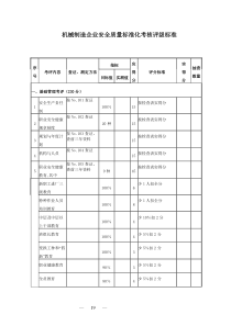 (29)机械制造企业安全质量标准化考核评级标准(1)