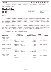 附录一本公司会计师报告