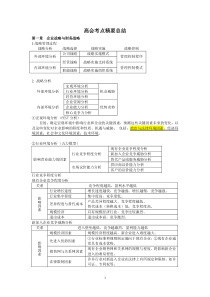 高级会计职称精要考点总结