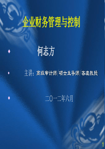 企业财务管理与公司管控pptfs