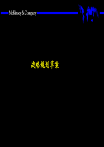 (麦肯锡--战略规划_附战略、财务规划模板