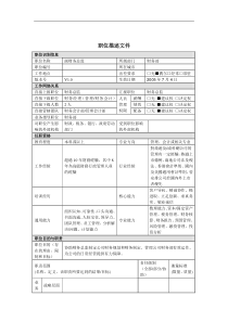 副财务总监岗位说明书