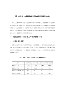 宝铁财务分战略及其相关措施（DOC 16页）