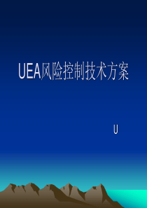 UEA风险控制技术方案