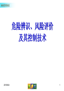 危险辨识、风险评价及其控制技术