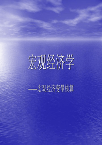 2宏观经济变量核算