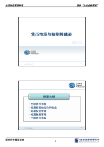 5-01货币市场与短期投融资2