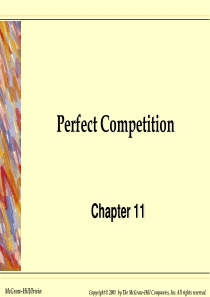 chap011PerfectCompetition(M-Grow-Hill,微观经济学,