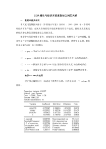 GDP增长与经济开放度指标之间的关系