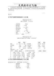 Gvtfcx财务管理试题中文版2-杨潇Microsoft Word 文档