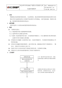 WHVK-QP-05-01内部审核控制程序